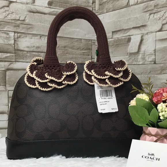 👜2Pcs🌺 MINI SIERRA SATCHEL&CROCHET HANDLE COVERS - Picture 2 of 8